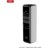 Xo 120W 12V Dijital Göstergeli Akıllı Mini Taşınabilir Lastik Pompası - Dijital Ekranlı Hava Kompresörü - Siyah