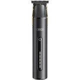 Xo 2000MAH Bataryalı Profesyonel Saç Kesme Makinesi Ipx6 Suya Dayanıklı Type-C Şarjlı Tıraş Makinesi - Siyah