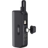Xo 20W Fast Hızlı Lightning Type-C Kablolu Stant 5000 Mah Taşınabilir Şarj Aleti Powerbank PR220 - Siyah