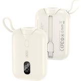 Xo 20W Type-C Watch Iphone Android Uyumlu Kablosuz Wireless 10000 Mah Powerbank Şarj Aleti PR260 - Beyaz