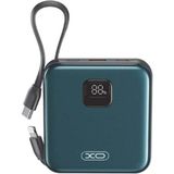 Xo 22.5W Pd Fast Type-C Usb-C Iphone Uyumlu Kablolu 10000 Mah Taşınabilir Şarj Aleti Powerbank PR235 - Lacivert