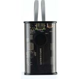 Xo 22.5W Type-C Iphone Uyumlu Çift Kablolu Usb-C 20000 Mah Taşınabilir Şarj Aleti Powerbank PB307 - Siyah