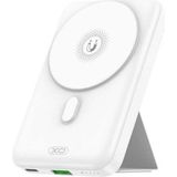 Xo 22.5W USB Type-C Usb-C Wireless Kablosuz Stant 10000 Mah Taşınabilir Şarj Aleti Powerbank PR211 - Beyaz