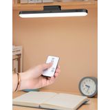XO 3 Renk LED Masa Lambası, 1200mAh, Dokunmatik Kontrol, 3 Kademeli Aydınlatma, 400 Lümen, Şarjlı, Beyaz, Sıcak, Sıcak Beyaz, Kumandalı, Manyetik, Mavi Işık İçermez, Anti-Vertigo, YH08B, Siyah