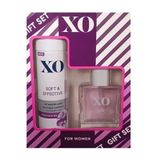 Xo 50 ml Gaia Women Kadın EDT Parfüm Seti+150 ml Soft Effective Deodorant