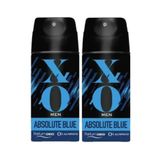 Xo Absolute Blue 2x150 ml Erkek Sprey Deodorant