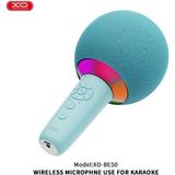 Xo BE50 Kablosuz Karaoke Mikrofonu Bluetooth 5.3 Şarjlı Taşınabilir Profesyonel Ses Değiştiricili - Mavi