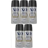 XO Clear Protect Deodorant 150ML Erkek, Vitamin C, 48 Saat Koruma, 5'li Set
