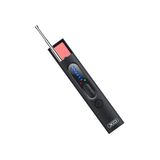 XO CRP01 Gizli Kamera Dedekötürü, Kızılötesi Dedektör, GPS(Konum) Takip Cihazı Tarayıcı, Dinleme Cihazı Bulucu, Otel, Ofis, Toplantı Alanlarında Güvenlik Cihazı, 1MHz-6.5GHz, USB-C Şarj, Siyah