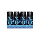 Xo Deodorant 150ML Erkek Absolute Blue, 4'lü Set