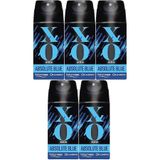 Xo Deodorant 150ML Erkek Absolute Blue, 5'li Set