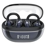 Xo Dijital Göstergeli ve Su Geçirmez Açık Kulak Tasarımlı Ows Bluetooth Kulaklık (G43) - Lacivert