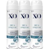 Xo Dry Effective 3x150 ml Women Deodorant