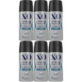 XO Extreme Protect Deodorant 150ML Erkek, Oat Oil, 48H Koruma, 6'lı Set