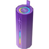 Xo F71 1800 Mah Taşınılabilir Kablosuz Rgb Renkli Işıklı Hoparlör | Bluetooth Ses Bombası - Mor