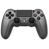 XO-GP6 Bluetooth ve Kablolu Oyun Kolu | PS4, PC, iOS, Android ve PS3 Uyumlu Çift Titreşimli Kablosuz Gamepad, 6 Eksen Jiroskop, Touchpad ve Kulaklık Jaklı RGB Oyuncu Kolu