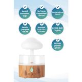 Xo HF10 Rain Cloud Yağmur Bulutu Tasarımlı Hava Nemlendirici - Rgb Işıklı Ultrasonik Aroma Difüzör - Renkli