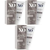 XO Krem Deodorant 75ml, Unisex, Pure & Effective, Kokusuz, 3'lü Set