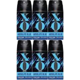 Xo Men-Erkek Absolute Blue 6x150 ml Deodorant