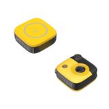 XO Retro Kamera Görünümlü Manyetik Kablosuz Powerbank, 10000mAh, MagSafe İle Uyumlu, LED Ekranlı, PR223, Taşınabilir, 20W Type-C giriş, Avuç İçi Boyutunda (Siyah-Sarı)