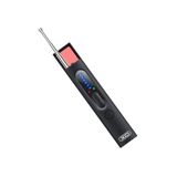 XO Simple is Beauty CRP01 Gizli Kamera Dedekötürü, Kızılötesi Dedektör, GPS(Konum) Takip Cihazı Tarayıcı, Dinleme Cihazı Bulucu, Otel, Ofis, Toplantı Alanlarında Güvenlik Cihazı, 1MHz-6.5GHz, USB-C Şarj, Siyah