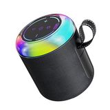 XO Simple is Beauty Taşınabilir Bluetooth Hoparlör | 360° Surround Ses, Güçlü Bass, 1800mAh Batarya, 6 Saat Çalma Süresi, LED Işıklı Kablosuz Hoparlör, F67, Siyah