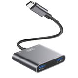 XO USB 3.0 Dock İstasyonu 4 Port Hub HUB012B, 5Gbps Veri Aktarım Hızı, Tak ve Çalıştır, 15cm Kablo, Siyah