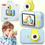Xo XJ02 Mini Dijital Oyunlu Çocuk Kamerası - Video & Fotoğraf Makinesi - Açık Mavi