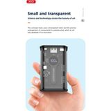 Xo XO-PB306 10.000 Mah Şeffaf Dijital Göstergeli Dahili Kablolu 22.5W Taşınabilir Şarj Aleti Powerbank - Siyah