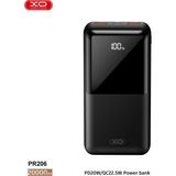 XO XO-PR206 Siyah 20.000 mAh Dijital Göstergeli 20W Taşınabilir Şarj Aleti Powerbank