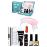xolo 16 Parça Polijel Oje Yapma Seti Kırmızı Evde Poligel Nail Art Seti