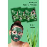 xolo 3 Adet Siyah Nokta Maske Serisi 20 Gram Aloe Vera Kürü Sürülebilir Yüz Maskesi XLM601