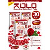 xolo Ayak Bakım Detoks Bantları 30 Adet Gül Aromalı Gece Kullanımlı Detox Foot Pads Ayak Bakım Pedi