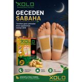 xolo Ayak Detoks Bandı 10 Adet Karanfil Zerdeçal Aromalı Gece Kullanımlı Detox Foot Pads Ayak Bakım Pedi