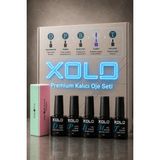 Xolo Kalıcı Oje Hazırlık Seti 5 Adet 5*10 ml Tüm Gerekli Baz Ojeler Buffer Töpülü Nail Primer Base Top Mat Full Set
