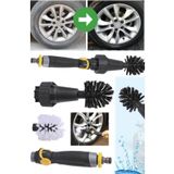 xolo Motorsiklet Araba Lastik Jant Hortuma Takılabilir Fırça Paspas Bisiklet Oto Kuaför Fırçası Çizmez