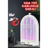 Xolo Pencere Tipi Kablosuz Şarjlı Oda Tipi Sinek Öldürücü Lamba 10W Asılabilir Veya Masaüstü