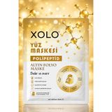 xolo Polipeptid Yüz Maskesi Altın Folyo Nemlendirici Işıltı Veren Maske 30ML