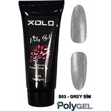 Xolo Simli Seri Polygel Protez Tırnak Oje Kalıcı Akrilik Jel Polijel Poly Gel 15ml - GreySimS03
