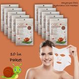 Xolotex 10 Adet Salyangoz Maskesi Aydınlatıcı Xlm106