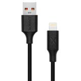 XONECT USB to Lightning iPhone Modelleri Uyumlu Hızlı Şarj ve Data Kablosu 40cm (Siyah)