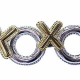 Xoxo Yazılı Yılbaşı Partisi Gözlüğü Gümüş Renk (5264)