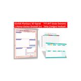 XP Notebook Günlük Planlayıcı 30 Yaprak Evde Okulda İşte Ajanda & Planlama & Defter & Bloknot Sınav Defter