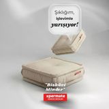 Xpermate Bisküvi Minder Petek Önü Palet Üstü Minderi Fransız Minder Bank Ve Bahçe Minder 45X45x14bej