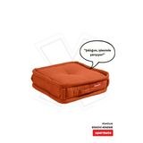 XPERMATE Bisküvi Minder Petek Önü Palet Üstü Minderi Fransız Minder Bank ve Bahçe Minderi 45x45x14 cm (Kremit)