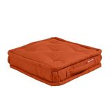 XPERMATE Bisküvi Minder Petek Önü Palet Üstü Minderi Fransız Minder Bank ve Bahçe Minderi 55x55x14 cm (Kremit)