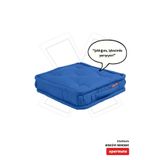 XPERMATE Bisküvi Minder Petek Önü Palet Üstü Minderi Fransız Minder Bank ve Bahçe Minderi 55x55x14 cm (Mavi)