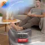 Xpermate Dekoratif Kare Puf Orta Sehpa Ayak Uzatma Puf Puffymod 40x42 - Gri