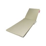 Xpermate Fermuarlı Şezlong Minderi Su Geçirmez 60x180x5 Bej