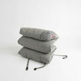 Xpermate Katlanır Pofuduk Çocuk Yer Minderi Pötikareli Bebek Yer Yatağı Çantalı - 60 x 200 x 12 cm - Gri